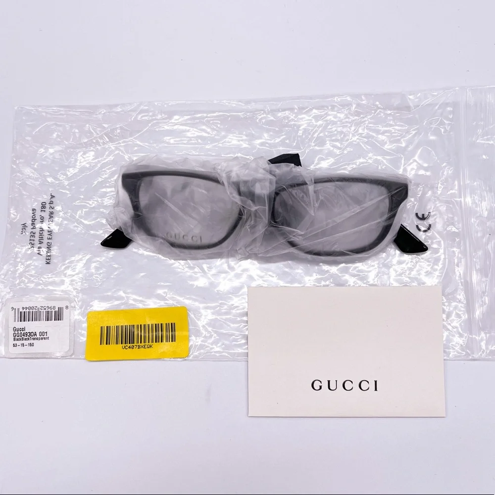NEW GUCCI GG0493OA 001 WOMEN’S EYEGLASSES GUCCI